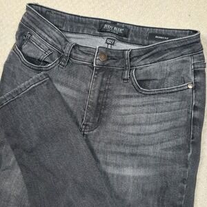 Judy Blue Skinny Jeans Womens Size 5/27 Faded Black Denim Mid Rise Stretch Ankle